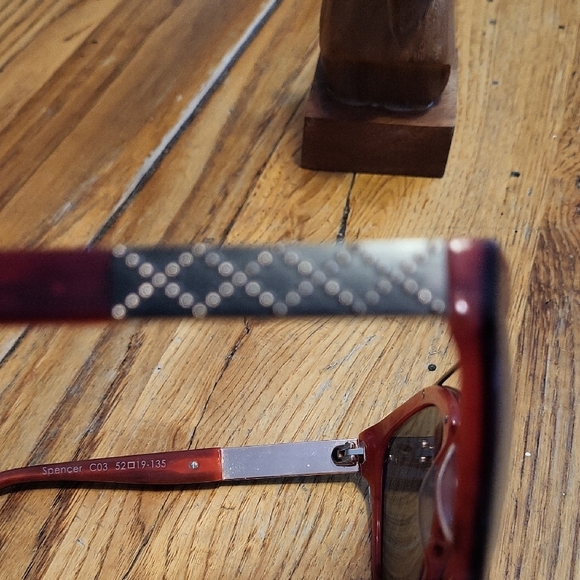 Nicole Miller Burgundy Sunglasses - Picture 4 of 7